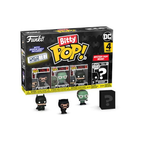 CATWOMAN BATMAN 85TH ANNIVERSARY PACK 4 FIGURINES BITTY POP VINYL 2 CM