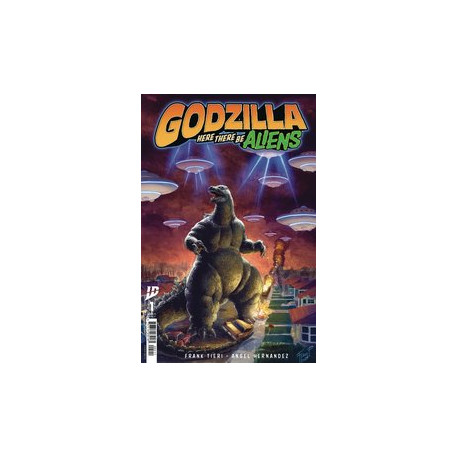 GOZILLA HERE THERE BE ALIENS 1 CVR A PE