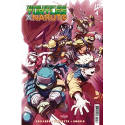 TEENAGE MUTANT NINJA TURTLES X NARUTO 4 CVR C SANTOLOUCO