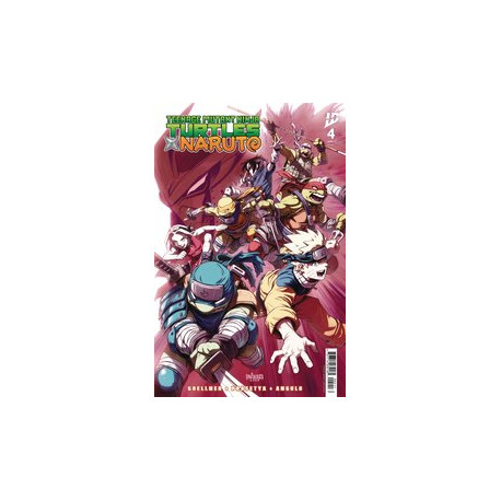 TEENAGE MUTANT NINJA TURTLES X NARUTO 4 CVR C SANTOLOUCO