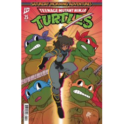 TMNT SATURDAY MORNING ADV 25 CVR B LEWIS