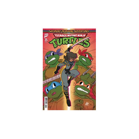 TMNT SATURDAY MORNING ADV 25 CVR B LEWIS