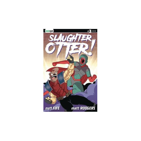 SLAUGHTER OTTER 3 CVR D MATT RODGERS SPOT FOIL
