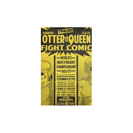 SLAUGHTER OTTER 3 CVR E FIGHT POSTER MATT RODGERS