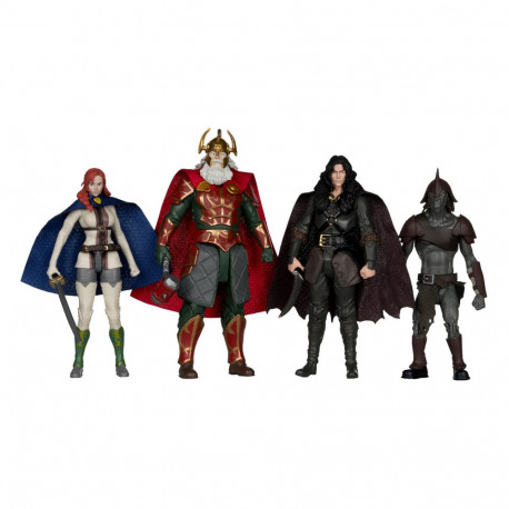 LA GUERRE DES ROHIRRIM PACK DE 4 FIGURINES LE SEIGNEUR DES ANNEAUX 10 CM