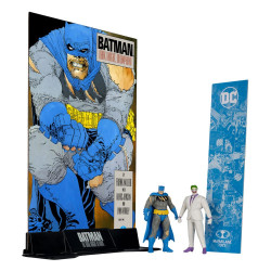 PACK 2 FIGURINES BATMAN ABD THE JOKER BATMAN THE DARK KNIGHT RETURNS DC DIRECT PAGE PUNCHERS 8 CM