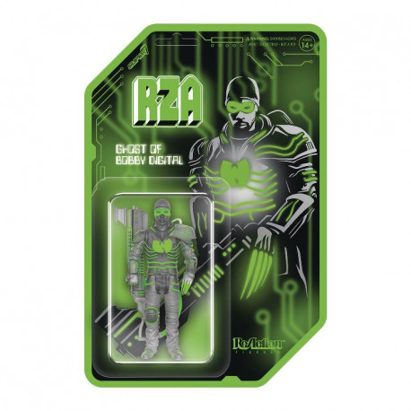BOBBY DIGITAL CLEAR RZA REACTION WV4 ACTION FIGURE 10 CM