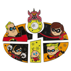 DISNEY PIXAR LOUNGEFLY POP PIN EMAILLES INCREDIBLES 3 CM
