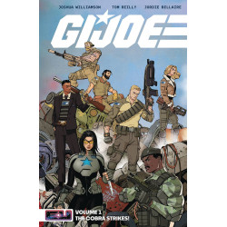 GI JOE TP VOL 01 THE COBRA STRIKES DIRECT MARKET EXCLUSIVE TOM REILLY RED CVR