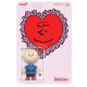 CHARLIE BROWN VALENTINE DELIVERY PEANUTS REACTION ACTION FIGURE 7 CM
