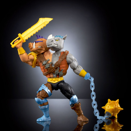MOTU X TMNT TURTLES OF GRAYSKULL DELUXE 2BOBSTEADY 14 CM