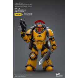 WARHAMMER HORUS HERESY IMPERIAL FISTS TACTICAL SQUAD SERGEANT WITH POWER SWORD 12 CM