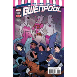 DOUBLE PACK DEDICACE : JOE QUINONES STACEY LEE GWENPOOL 8 & BATMAN 89 HC