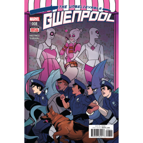 DOUBLE PACK DEDICACE : JOE QUINONES STACEY LEE GWENPOOL 8 & BATMAN 89 HC