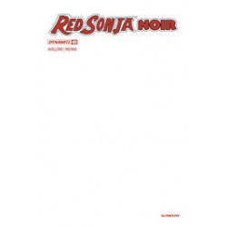 RED SONJA NOIR 1 CVR D BLANK AUTHENTIX 