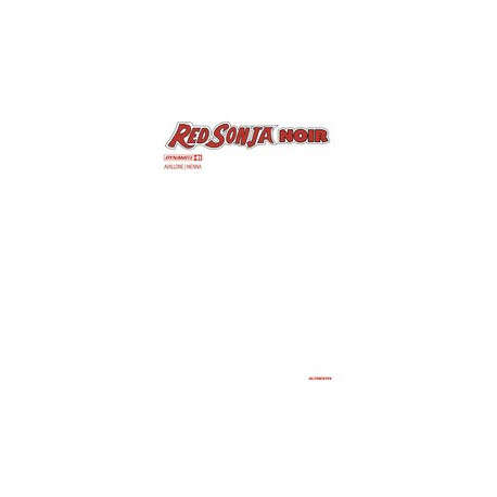 RED SONJA NOIR 1 CVR D BLANK AUTHENTIX 