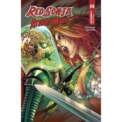 RED SONJA ATTACKS MARS 4 CVR C LAND