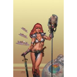 RED SONJA ATTACKS MARS 4 CVR D LINSNER LTD VIRGIN