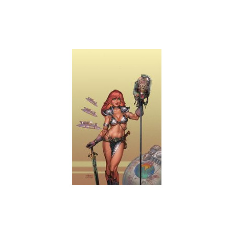 RED SONJA ATTACKS MARS 4 CVR D LINSNER LTD VIRGIN