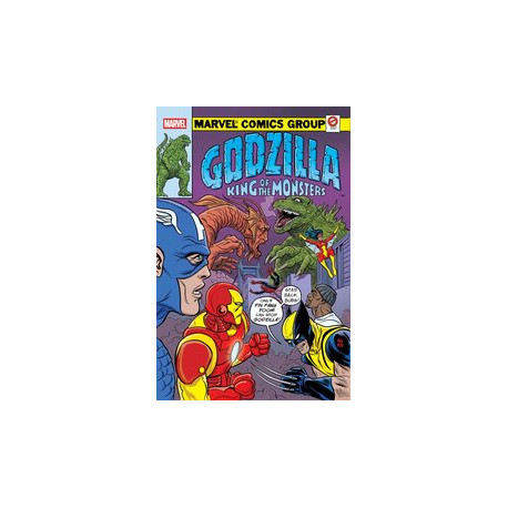 GODZILLA VS AVENGERS 1 ALLRED KING OF MONSTERS HOMAGE VAR 