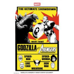 GODZILLA VS AVENGERS 1 LEE GARBETT VERSUS VAR 