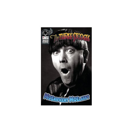THREE STOOGES MOENIFICENT MOELARKY CVR C B W PHOTO 
