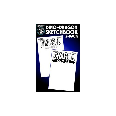 DINO DRAGON SKETCHBOOK 2 PACK 