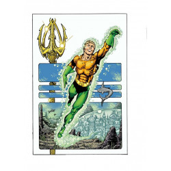 AQUAMAN 6 CVR D GEORGE PEREZ LEGACY CARD STOCK VAR