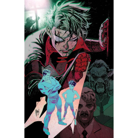 BATMAN AND ROBIN 22 CVR C GUILLEM MARCH CARD STOCK VAR