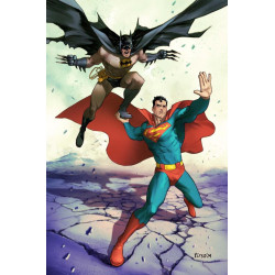 BATMAN SUPERMAN WORLDS FINEST 40 CVR B TIRSO CONS CARD STOCK VAR