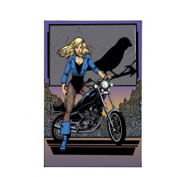 BIRDS OF PREY 22 CVR D GEORGE PEREZ LEGACY CARD STOCK VAR