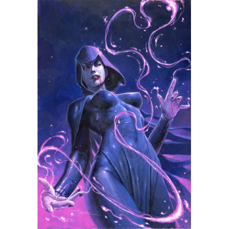 DC VS VAMPIRES WORLD WAR V 10 OF 12 CVR B DAVIDE PARATORE CARD STOCK VAR