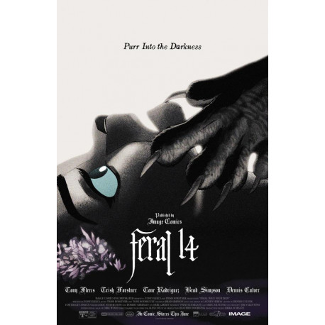 FERAL 14 CVR B TRISH FORSTNER TONY FLEECS MOVIE POSTER HOMAGE VAR