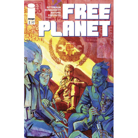 FREE PLANET 2 CVR B JED DOUGHERTY VAR