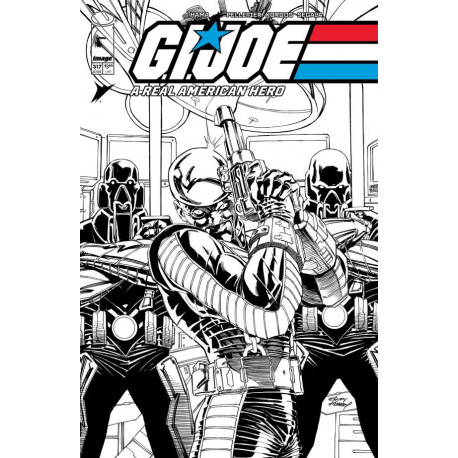GI JOE A REAL AMERICAN HERO 317 CVR B ANDY KUBERT B W VAR