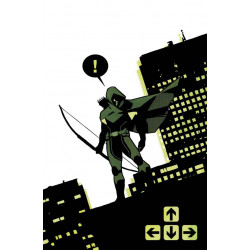GREEN ARROW 25 CVR B DAVID AJA CARD STOCK VAR
