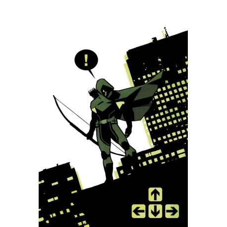 GREEN ARROW 25 CVR B DAVID AJA CARD STOCK VAR