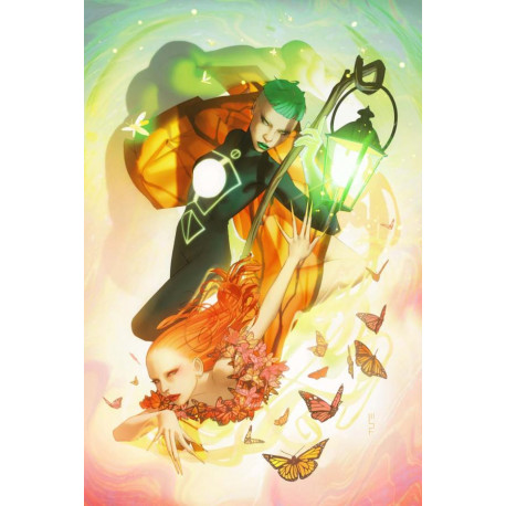 GREEN LANTERN DARK 5 OF 7 CVR C W SCOTT FORBES CARD STOCK VAR