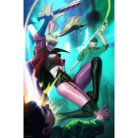 HARLEY QUINN 52 CVR C NOOBOVICH CARD STOCK VAR
