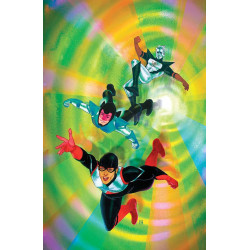 JUSTICE LEAGUE THE ATOM PROJECT 6 OF 6 CVR C KEVIN WADA CARD STOCK VAR