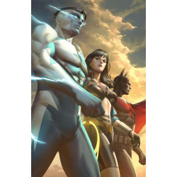 JUSTICE LEAGUE UNLIMITED 8 CVR B EJIKURE CARD STOCK VAR WE ARE YESTERDAY 
