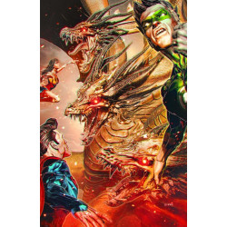 JUSTICE LEAGUE VS GODZILLA VS KONG 2 1 OF 7 CVR E JOHN GIANG FOIL VAR