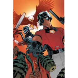 PEACEMAKER PRESENTS THE VIGILANTE EAGLY DOUBLE FEATURE 4 OF 5 CVR B JEFF SPOKES CARD STOCK VAR MR 