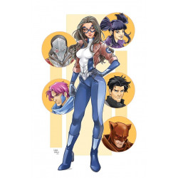 SECRET SIX 4 OF 6 CVR C LAURA BRAGA CARD STOCK VAR