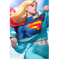 SUPERGIRL 2 CVR B STANLEY ARTGERM LAU CARD STOCK VAR