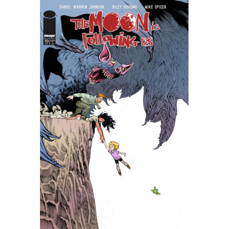 THE MOON IS FOLLOWING US 10 OF 10 CVR B DANIEL WARREN JOHNSON RILEY ROSSMO VAR