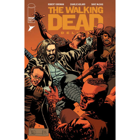 WALKING DEAD DELUXE 114 CVR B CHARLIE ADLARD DAVE MCCAIG VAR MR 