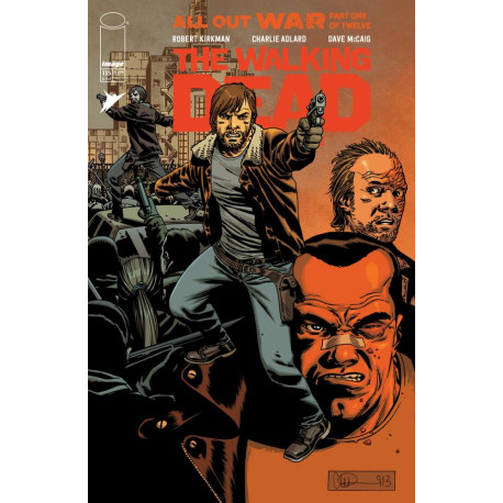 WALKING DEAD DELUXE 115 CVR B CHARLIE ADLARD DAVE MCCAIG VAR MR 