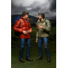 AN AMERICAN WEREWOLF IN LONDON 2 PACK FIGURINES JACK AND DAVID 18 CM