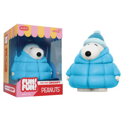 SNOOPY PUFFY COAT PEANUTS FUN FUN ACTION FIGURE 10 CM